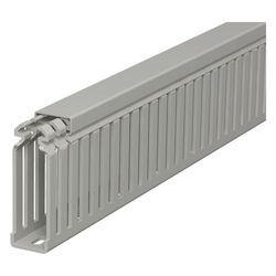 OBO Bettermann Verdrahtungskanal LKV 75025, 75x25x2000mm, PVC, Steingrau... OBO-6178320 4012196010196 (Abb. 1)