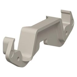 OBO Bettermann Kanalklammer KL80A, 76,5mm, Kunststoff, Lichtgrau, 20 Stück... OBO-6288640 4012195148777 (Abb. 1)