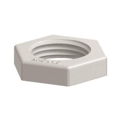 OBO Bettermann Gegenmutter 116 M16, M16, 22mm, Polystyrol, Grau... OBO-2049511 4012195139331 (Abb. 1)