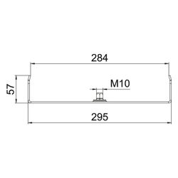 OBO Bettermann Mittenabhängung MAH 60 300, B300mm, Stahl, Zink... OBO-6358717 4012196939558 (Abb. 1)
