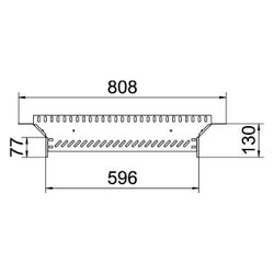 OBO Bettermann Anbau-Abzweigstück RAA 660 FS, 60mm Höhe 600mm Breite, Stahl, Zink... OBO-6042123 4012197337346 (Abb. 1)