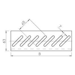 OBO Bettermann Bodenendblech BEB 100, 100mm, Stahl, Zink... OBO-7083106 4012196231072 (Abb. 1)