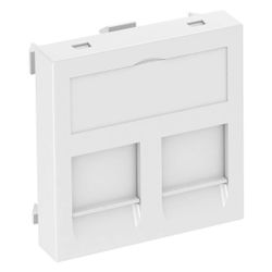 OBO Bettermann Datentechnikträger DTG-2C RW1, 45x45x9mm, Kunststoff, Weiß... OBO-6119214 4012195696988 (Abb. 1)