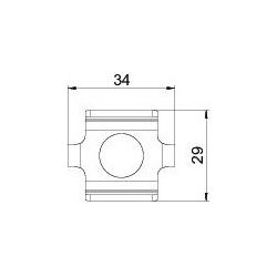 OBO Bettermann Stoßstellenverbinder GSV 34 FT, 34mm, Schraubverbinder, Stahl, Zink... OBO-6016634 4012196013159 (Abb. 1)