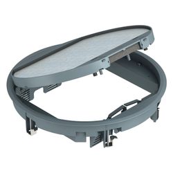 OBO Bettermann Geräteeinsatz GESR9-2U12T, 324mm, Kunststoff, Grau... OBO-7405465 4012195840718 (Abb. 1)