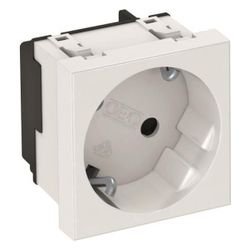 OBO Bettermann Schutzkontakt-Steckdose STD-D3S RW1 33 Grad, 250V 16A, Kunststoff, Weiß, 61... OBO-6120073 4012197255572 (Abb. 1)