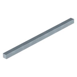 OBO Bettermann Klemmschiene 1801 KL1, 212x10x10mm, Messing vernickelt... OBO-5015723 4012195378730 (Abb. 1)