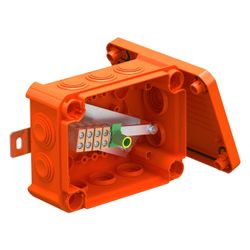 OBO Bettermann Kabelabzweigkasten T100ED 06A, 150x116x67mm, IP66, 690V, E90, Orange... OBO-7205740 4012196812325 (Abb. 1)