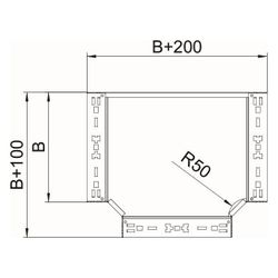 OBO Bettermann T-Abzweigstück Magic RTM 640 FS, 60x400mm, Stahl, bandverzinkt... OBO-6041328 4012195879060 (Abb. 1)