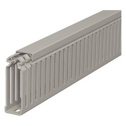 OBO Bettermann Verdrahtungskanal LKV 75025, 75x25x2000mm, PVC, Steingrau... OBO-6178320 4012196010196 (Abb. 1)