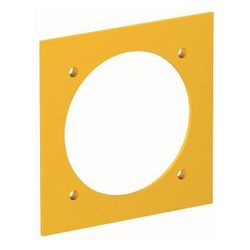 OBO Bettermann Abdeckplatte VH-P3, 95x95mm, Polyamid, Rapsgelb... OBO-6109838 4012195125310 (Abb. 1)