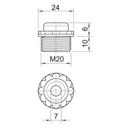 OBO Bettermann Einschraubnippel 90 M20 OF, IP54, Kunststoff, Lichtgrau RAL 7035, 2032015... OBO-2032015 4012195477730 (Abb. 1)
