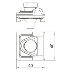 OBO Bettermann Schnellverbinder Vario, 8-10mm, Edelstahl 304, 5311551... OBO-5311551 4012195417910 (Abb. 1)