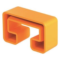 OBO Bettermann Endkappe MS4022, 27x44,4mm, Kunststoff, Orange... OBO-1124555 4012195785316 (Abb. 1)