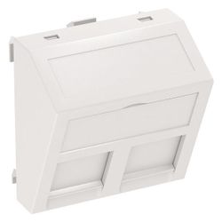 OBO Bettermann Datentechnikträger DTS-2B RW1, 45x45x26mm, Kunststoff, Reinweiß... OBO-6119244 4012195697190 (Abb. 1)