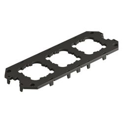 OBO Bettermann Abdeckplatte UT4 D3, 208mm, Polyamid, Schwarz... OBO-7408789 4012196483969 (Abb. 1)