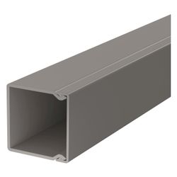 OBO Bettermann Wand- und Deckenkanal WDK40040GR, 40x40x2000mm, PVC, Grau... OBO-6025447 4012196028993 (Abb. 1)