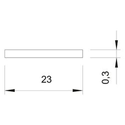 OBO Bettermann Banderdungsschellenband 927 BAND-VA, 23x0,3mm, 40m, Edelstahl A2 1.4301... OBO-5057922 4012195805458 (Abb. 1)