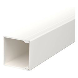 OBO Bettermann Leitungsführungskanal WDK 40x40x2000mm, Bodenlochung, PVC, Weiß... OBO-6191126 4012196363490 (Abb. 1)