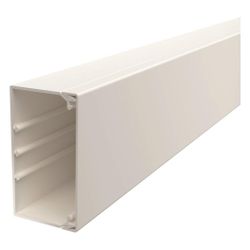OBO Bettermann Wand- und Deckenkanal WDK 60110, 60x110x2000mm, PVC, Reinweiß... OBO-6191215 4012196363438 (Abb. 1)