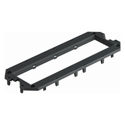 OBO Bettermann Abdeckplatte UT4 P4, 208x76x4mm, Polyamid, Schwarz... OBO-7408763 4012196435340 (Abb. 1)