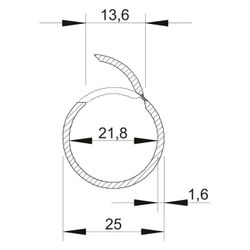OBO Bettermann Quick-Pipe 2953 M25, 25mm, Polyvinylchlorid, Lichtgrau... OBO-2153920 4012195025214 (Abb. 1)