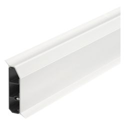 OBO Bettermann Sockelleistenkanal SL-L SLL 2070, 20x2000mm, PVC, Weiß, 6132215... OBO-6132215 4012196720026 (Abb. 1)