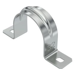 OBO Bettermann Befestigungsschelle 605 32 G, 32mm, Stahl, galvanisch verzinkt... OBO-1018337 4012195017479 (Abb. 1)