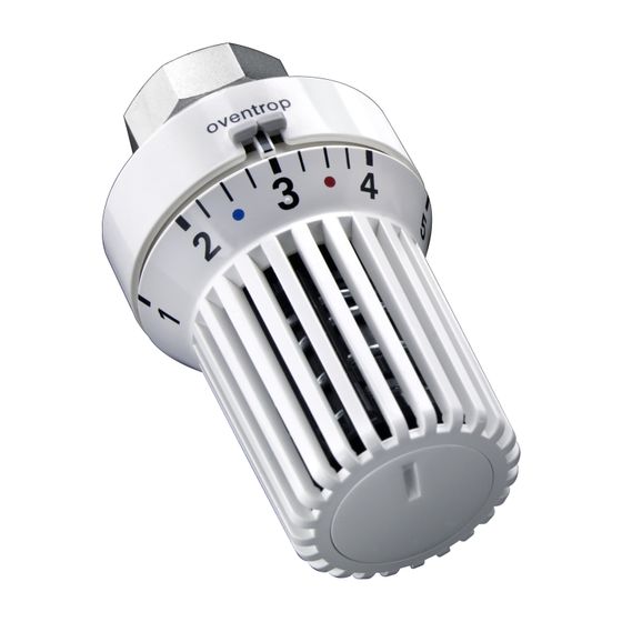 Oventrop Thermostat Uni XHM 7-28 C, 0 x 1-5, Flüssig-Fühler, weiß
