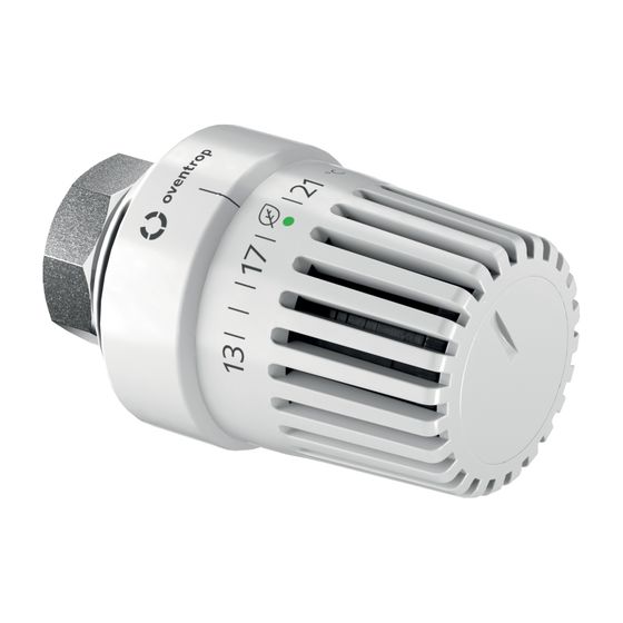 Oventrop Heizkörperthermostat Uni LRH, 7-21 Grad C, M30x1,5, Flüssigfühler, Weiß, 1011462