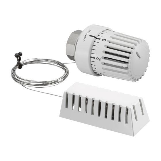 Oventrop Thermostat Uni LH 8-38 C, 1-7, Fernfühler 2 m, weiß