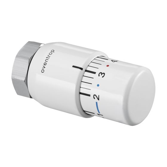 Oventrop Uni SH Thermostat 7-28 Grad C, Skala 0-5 mit Nullstellung, Flüssigfühler, Weiß
