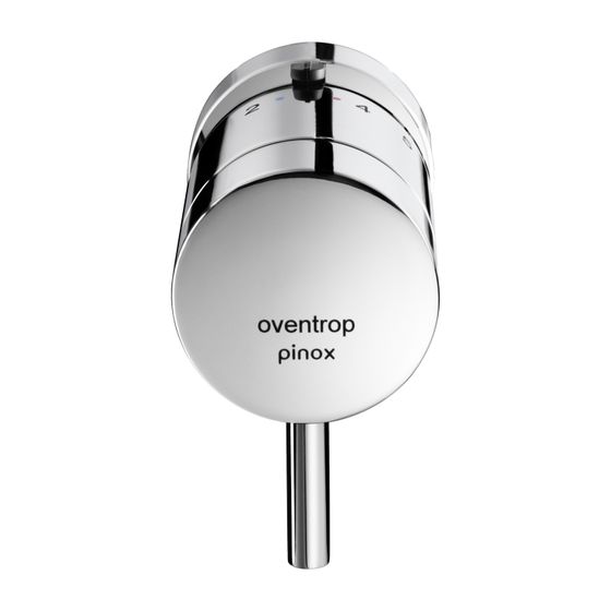Oventrop Design Thermostat pinox H chrom, M 30 x 1,5