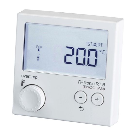 Oventrop R-Tronic RT Funkthermostat mit offener Schnittstelle