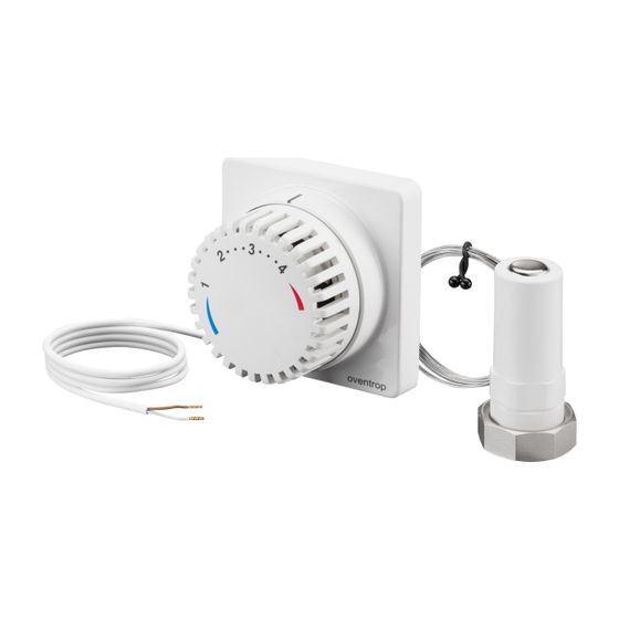 Oventrop Thermostat Uni FHZ mit Fernverstellung, 2m Kapillarrohr, für DynaTemp