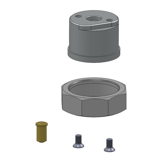 Oventrop Anschlussset termios Pro System für Anschluss M23x1,5 (Herz), 1154076