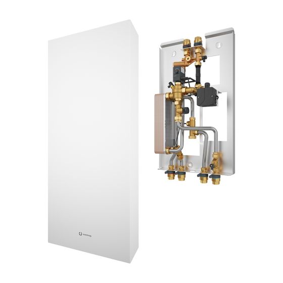 Oventrop Regudis W-HTE GT Wohnungsstation, Wärmeübertrager Sealix, 18l/min, 1344251