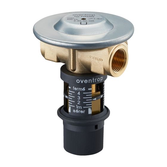 Oventrop Oilstop V Antiheberventil beidseitig G3/8" Innengewinde, maximalen Öldurchsatz von 200 l/h, 1-4 m