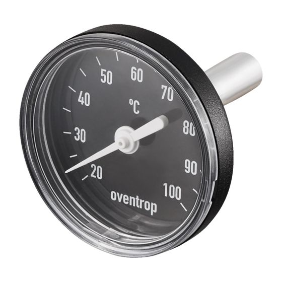 Oventrop Zeigerthermometer Bimetall für Aquastrom T plus, NG50