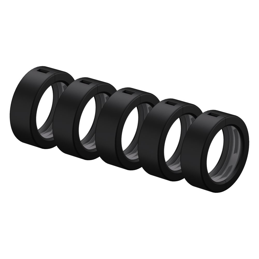 Oventrop Designabdeckung Decoring für Thermostat Uni SH, Schwarz matt, 1011394... OVENTROP-1011394 4026755555905 (Abb. 2)