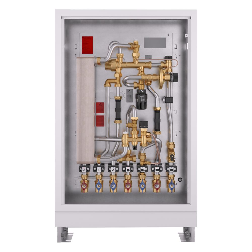 Oventrop Regudis W-HTU Wohnungsstation, Wärmeübertrager nickelgelötet, 12l/min, 13410... OVENTROP-1341050 4026755384857 (Abb. 2)