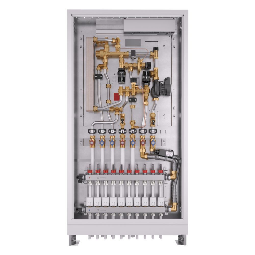 Oventrop Regudis W-HTF Wohnungsstation, gemischter, Heizkreis 17l/min, Wärmetauscher ... OVENTROP-1341142 4026755383195 (Abb. 2)