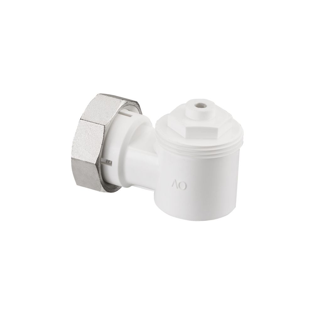Oventrop Winkeladapter für Ventilheizkörper, Gewindeanschluss M30x1,5, Weiß, 1011450... OVENTROP-1011450 4026755208160 (Abb. 2)