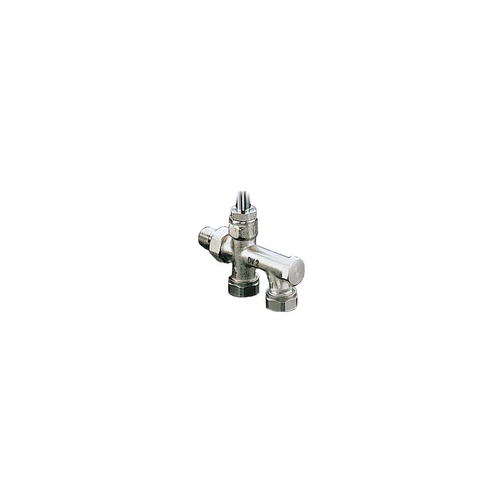 Oventrop Duo Zweirohr-Anschlussstück mit Absperrung, G 3/4" Außengewinde, Abstand 50m... OVENTROP-1013361 4026755115642 (Abb. 3)