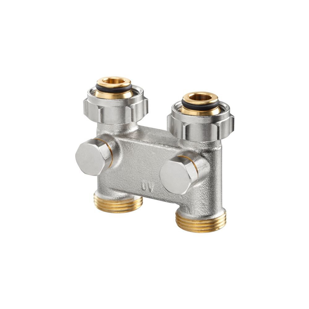 Oventrop Umlenkstück mit Absperrung Durchgangsausführung, 50mm, 3/4" Überwurfmutter x... OVENTROP-1016362 4026755117141 (Abb. 2)