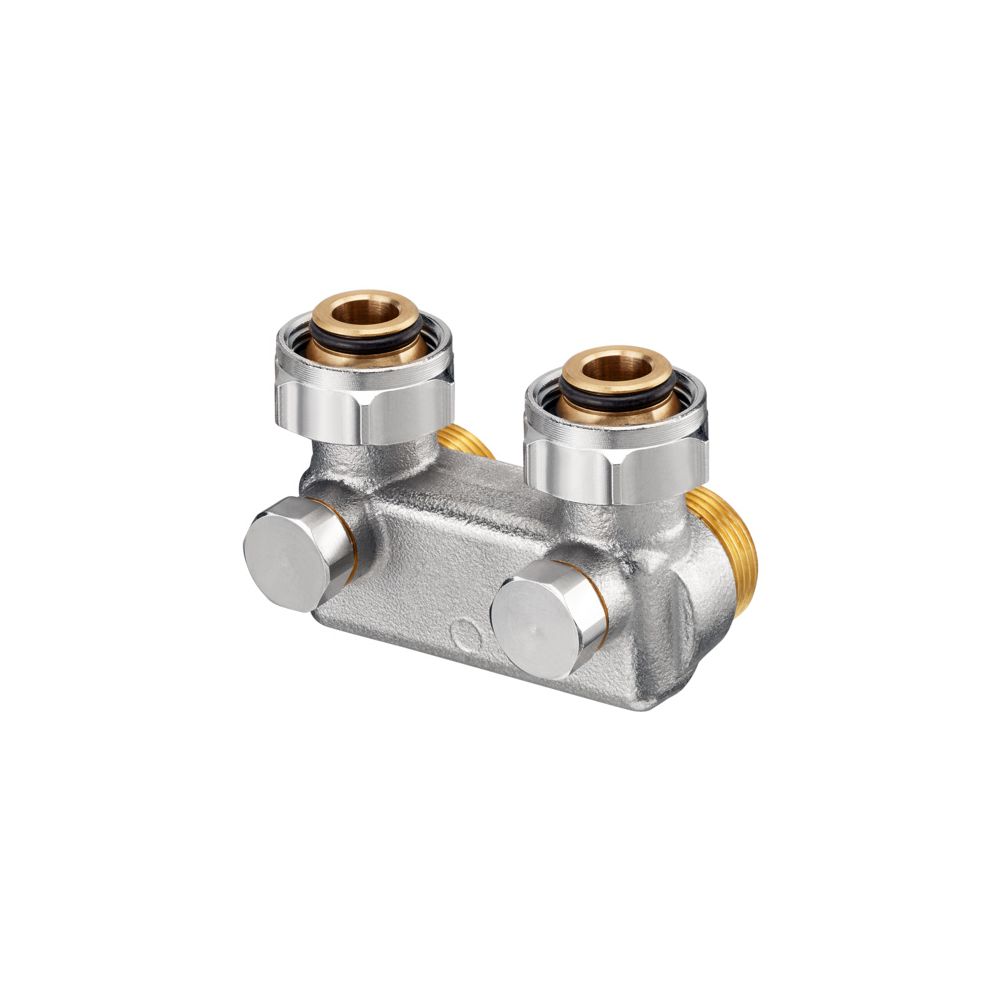 Oventrop Umlenkstück mit Absperrung Winkelform, 50mm, 3/4" Überwurfmutter x 3/4" Auße... OVENTROP-1016462 4026755179569 (Abb. 3)