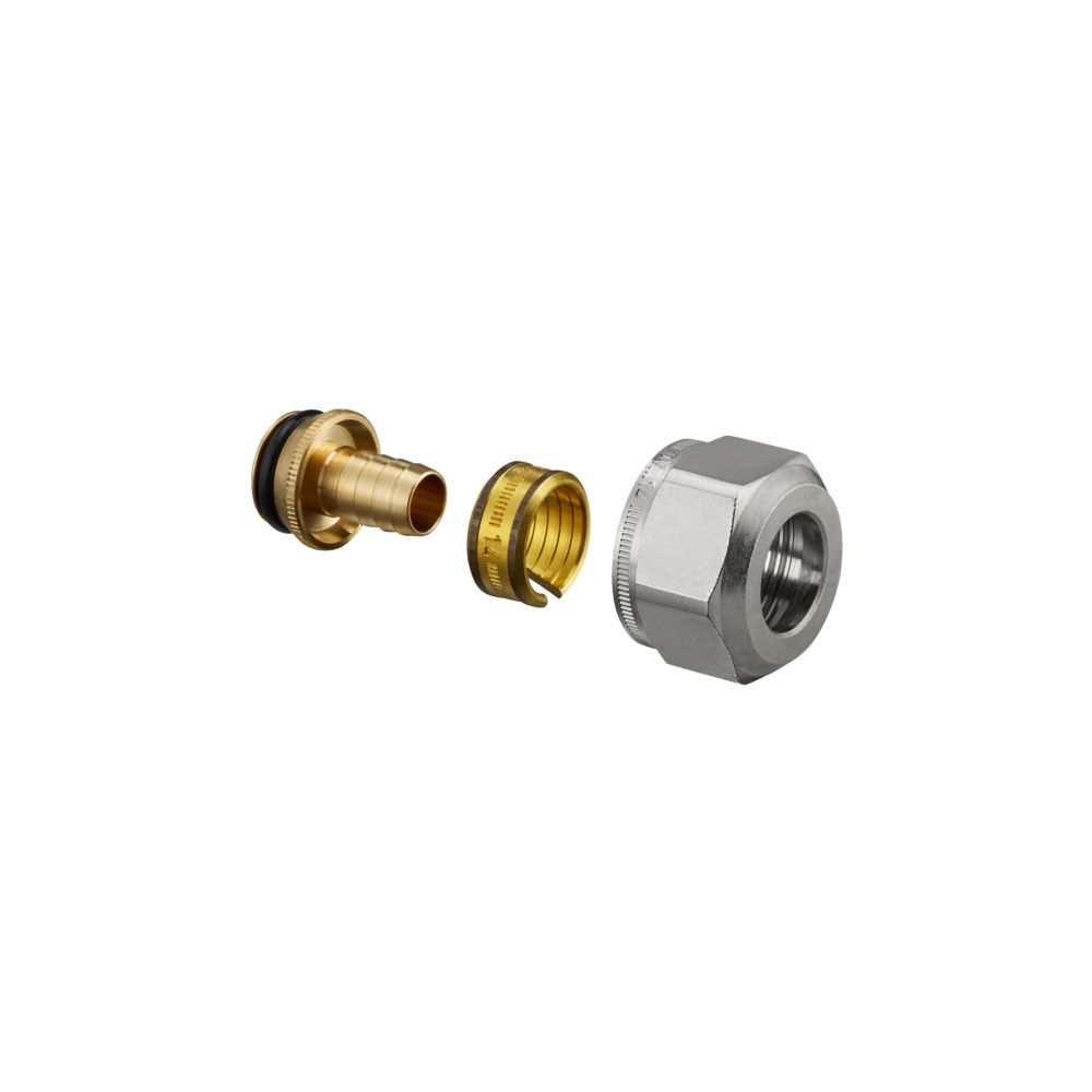 Oventrop Ofix Klemmringverschraubung, M24x1,5,14x2mm, 2-fach, für Kunststoffrohr, 101... OVENTROP-1016823 4026755250350 (Abb. 2)