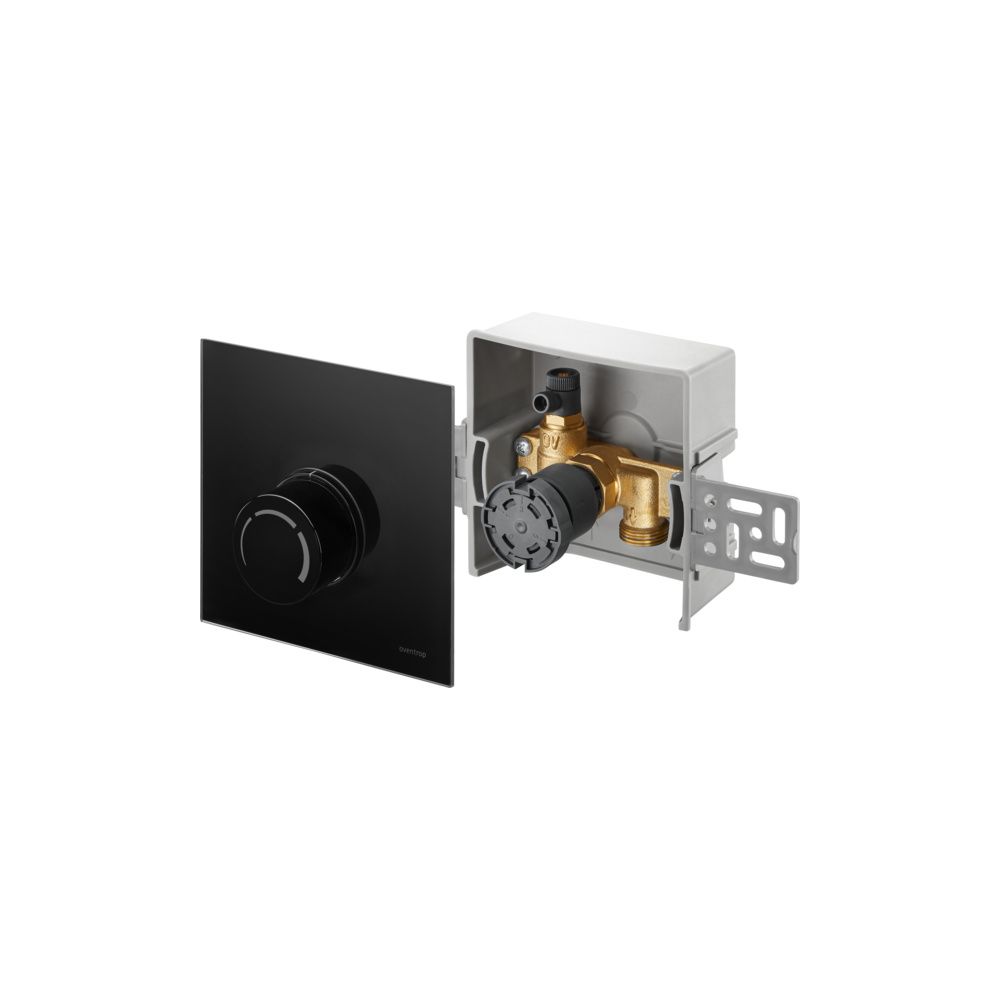Oventrop Unibox RTL Rücklauftemperaturbegrenzer Echtglas Schwarz, 1022751... OVENTROP-1022751 4026755462586 (Abb. 2)