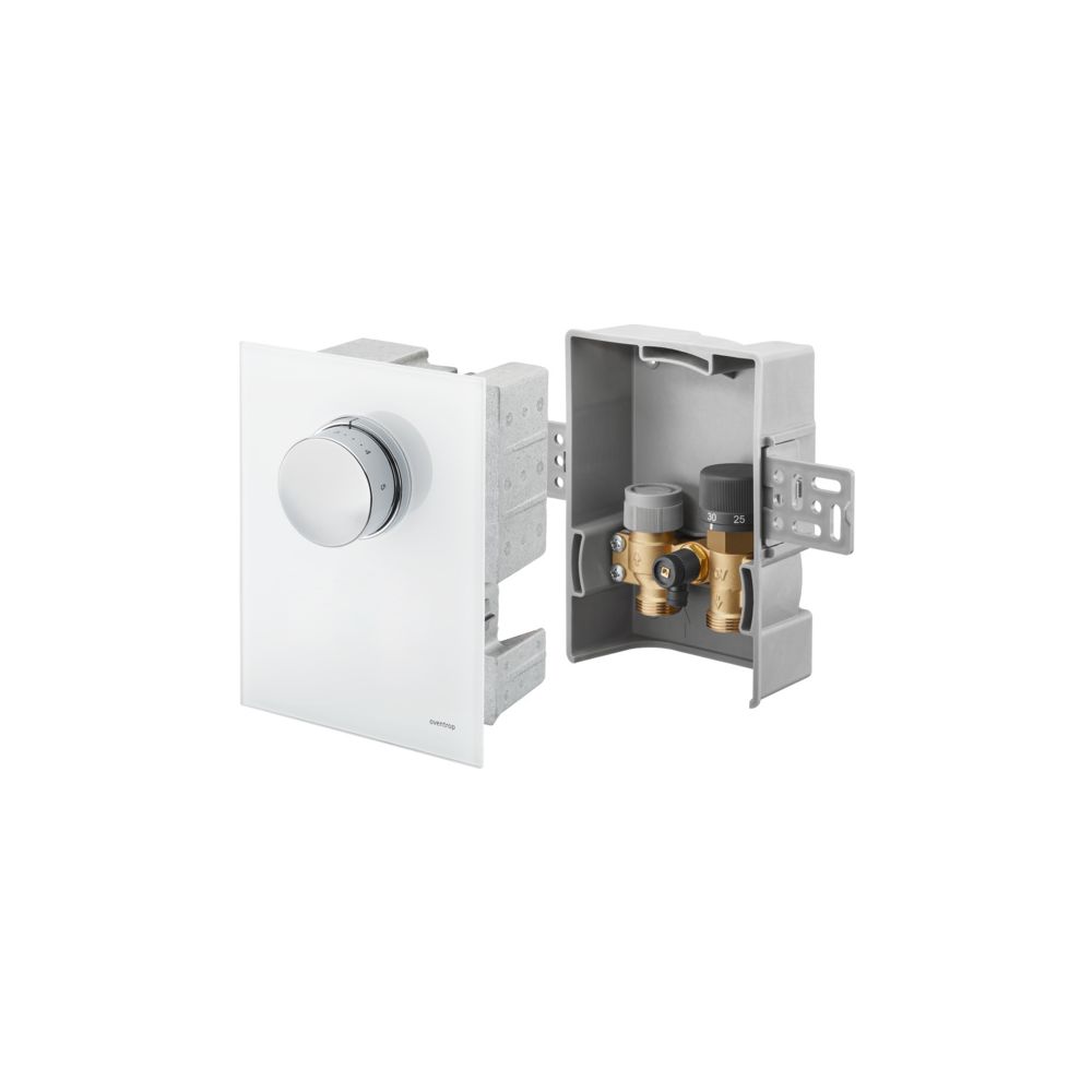 Oventrop Unibox TQ-RTL Thermostat RTL Q-Tech, Echtglas Weiß, 1022780... OVENTROP-1022780 4026755463309 (Abb. 2)