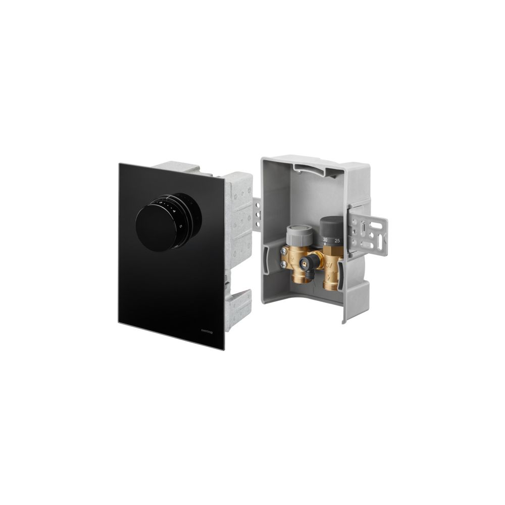 Oventrop Unibox TQ-RTL Thermostat RTL Q-Tech, Echtglas Schwarz, 1022781... OVENTROP-1022781 4026755463316 (Abb. 2)